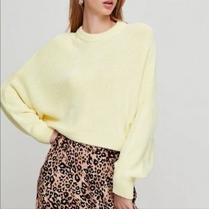 Aritzia Wilfred Mimi Chenille Oversized Sweater